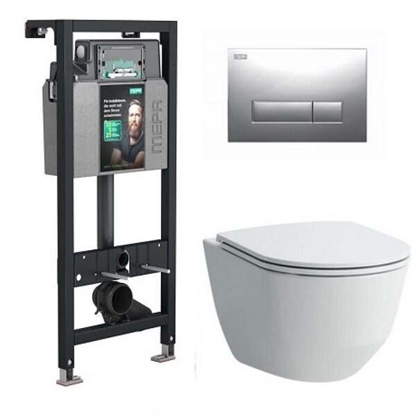 MEPA nextVIT WC rāmja un WC poda komplekts Laufen Pro