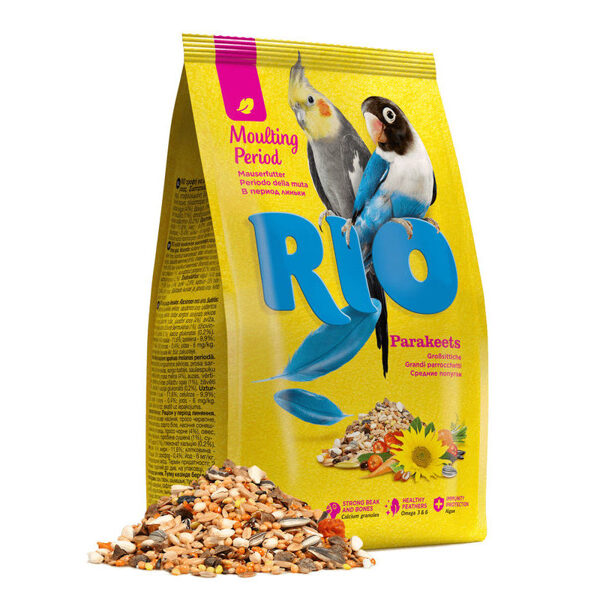 RIO food for parakeets 500g barība vidējiem papagaiļiem spalvas mešanas periodā