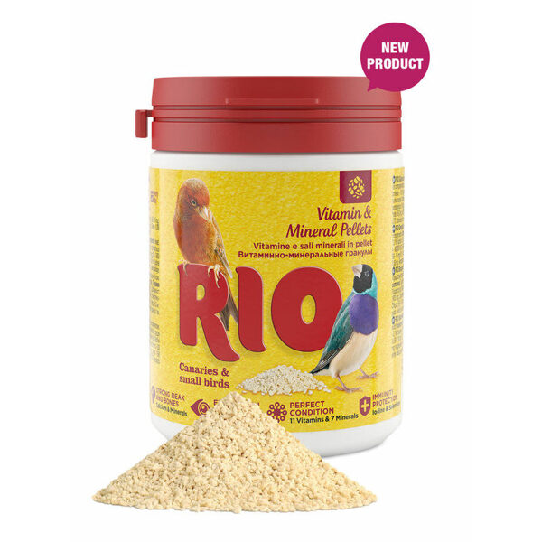 RIO Vitamin and mineral pellets 120g papildbarība putniem