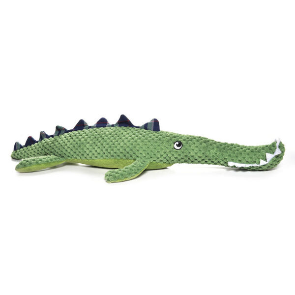 Rotaļlieta suņiem ar pīkstuli Krokodīls 48,2cm