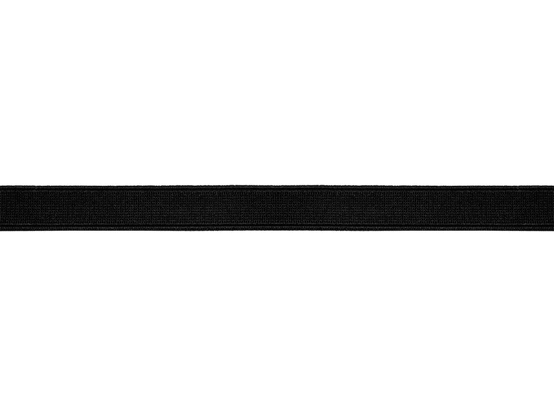 Kurpju elastīgā lenta / šņores melnas Shoes Elastic band 15 mm 25 m