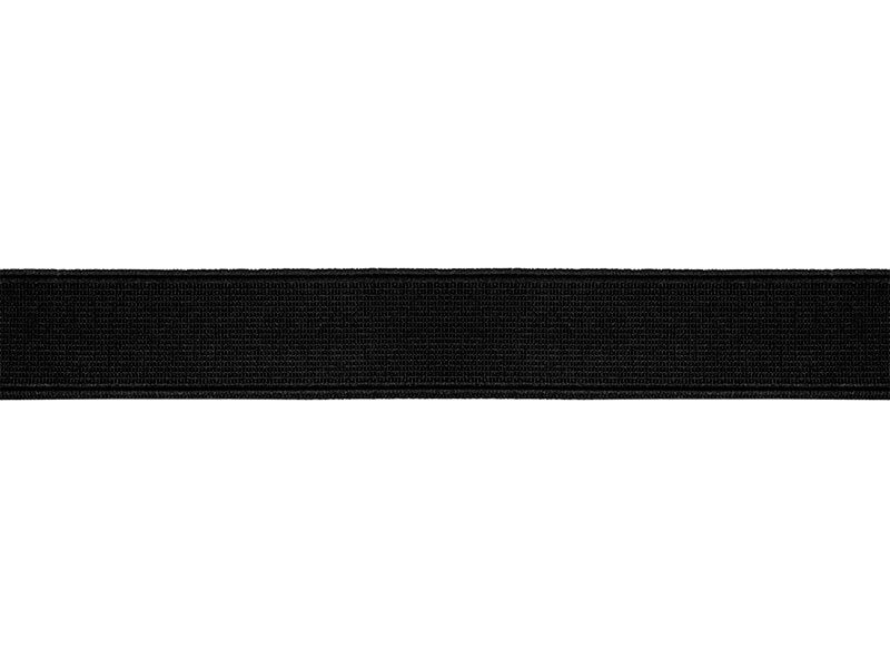 Kurpju elastīgā lenta / šņores melnas Shoes Elastic band 25 mm 25 m