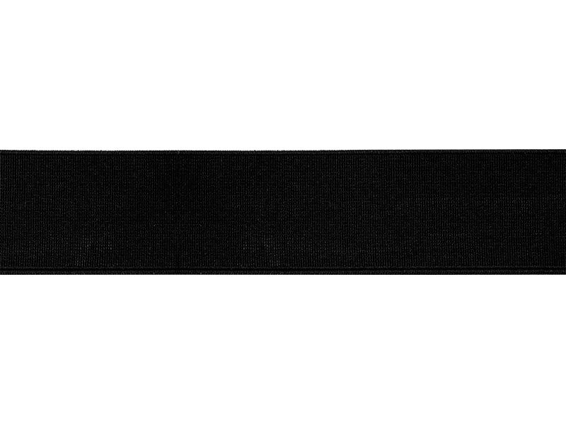 Kurpju elastīgā lenta / šņores melnas Shoes Elastic band 40 mm 25 m