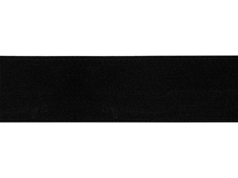 Kurpju elastīgā lenta / šņores melnas Shoes Elastic band 50 mm 25 m