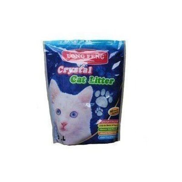 Silica gel cat litter Long Feng 3,8l silikona smiltis