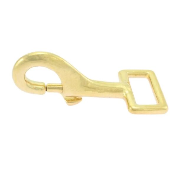 Misiņa karabīne 82 mm ar fiksētu gredzenu komplekts