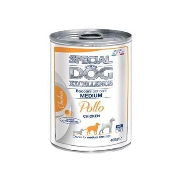  Konservi suņiem SPECIAL DOG Excellence MEDIUM chunkies Adult chicken 400g