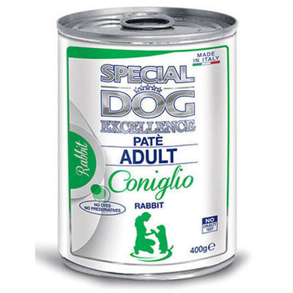 Konservs suņiem SPECIAL DOG Excellence pate Adult rabbit 400g