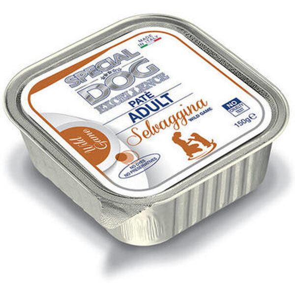 Konservs suņiem SPECIAL DOG Excellence pate Adult wild games 150g