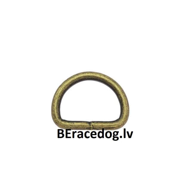 D riņķis 16mm Antique Brass komplekts