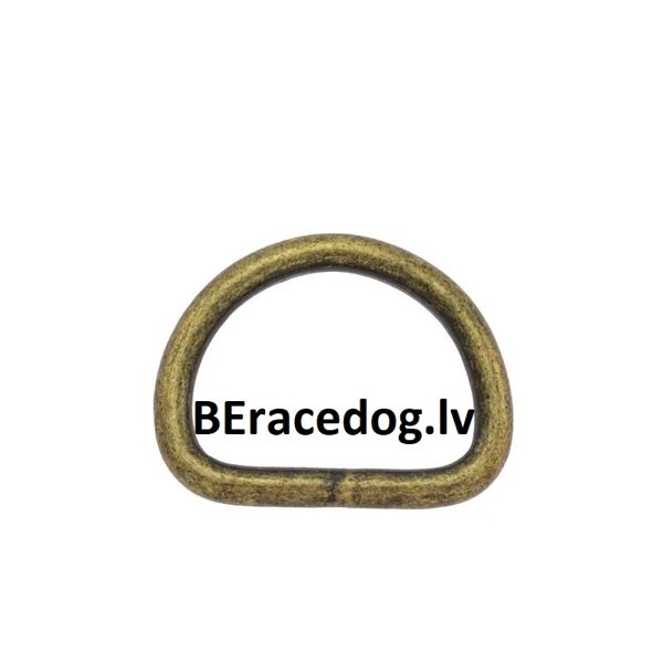D riņķis 16mm Antique Brass komplekts 
