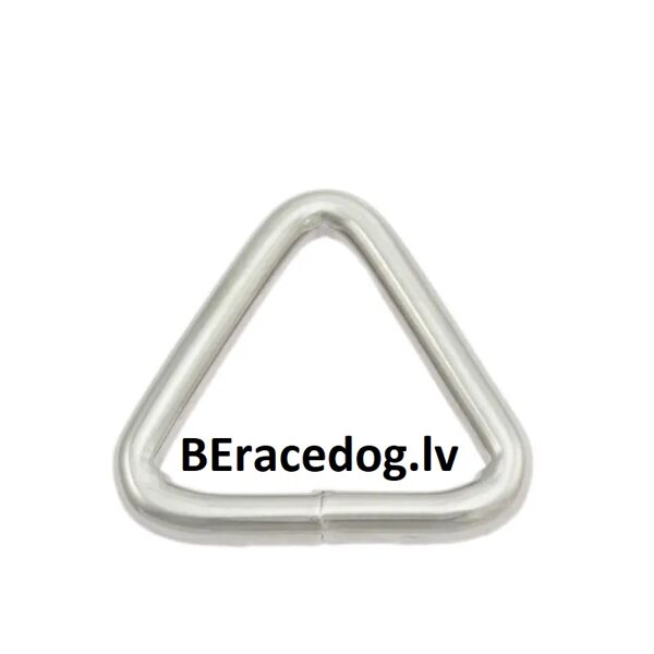 Steel Triangle delta ring 30mm Nickel Plated set