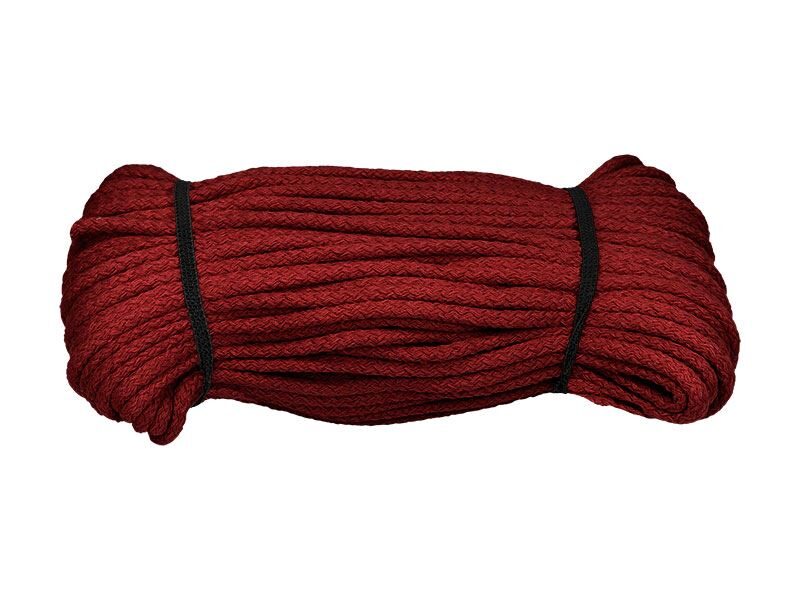 Sarkanbrūna kokvilnas aukla 5 mm 50 m