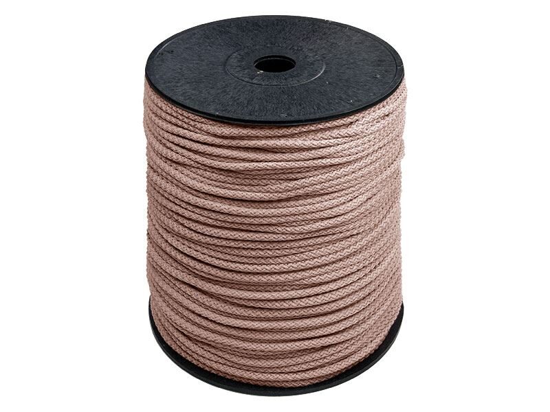 Gaiši rozā poliestera aukla 5,5mm 200 m