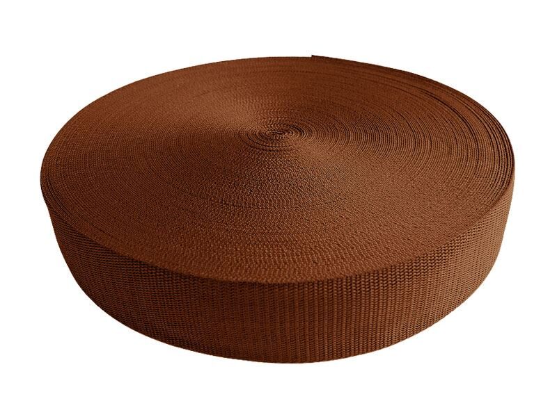 Polipropilēna lenta 25 mm brūna 50 m