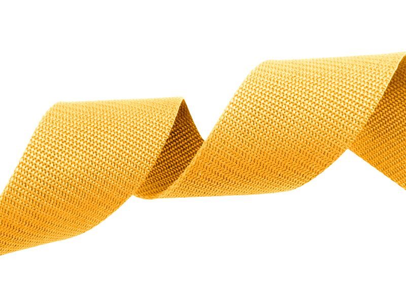 Polipropilēna lenta 30mm dzeltena 50m (uz vietas)