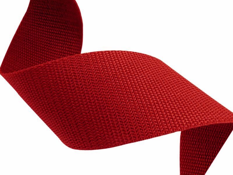 Polipropilēna lenta 40 mm sarkana 50 m