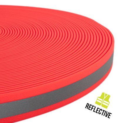 Ūdensizturīga PVC Atstarojoša lenta Oranža 20 - 25 mm