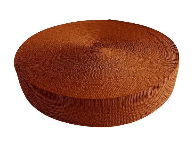 Polipropilēna lenta 10 mm gaiši brūna 50 m