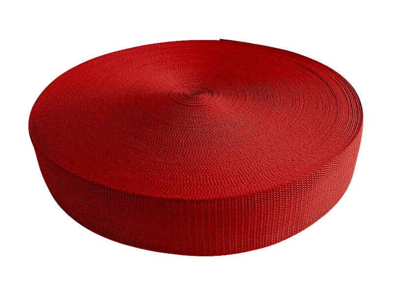 Polipropilēna lenta 25 mm sarkana 50 m c171