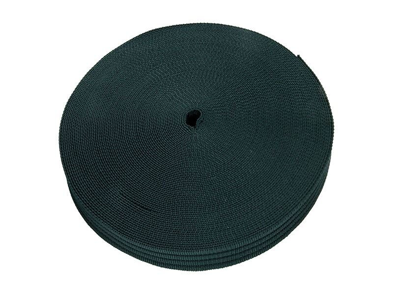 Polipropilēna lenta 25 mm tumši zaļa 50 m