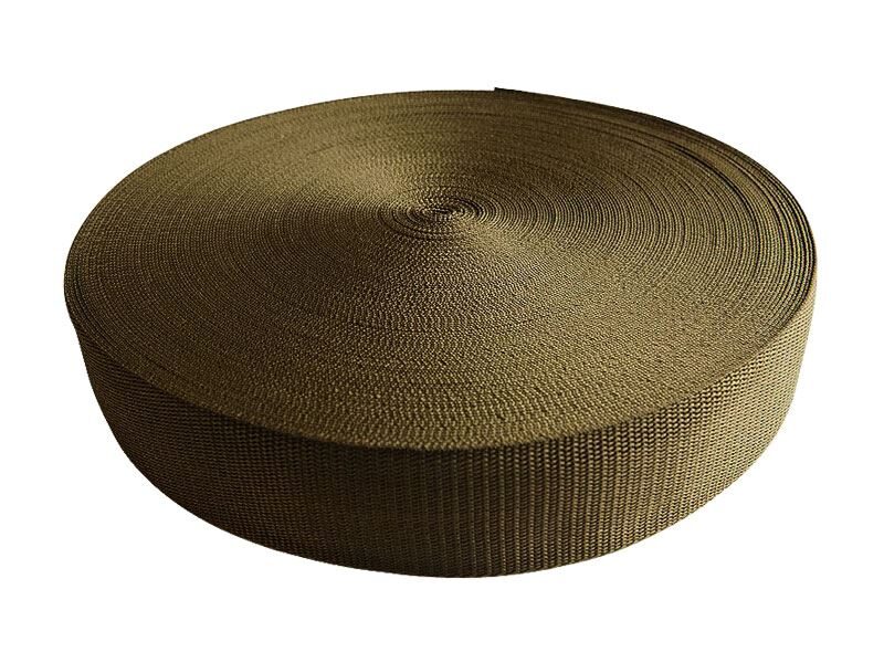 Polipropilēna lenta 50 mm tumšā olīvu 50 m
