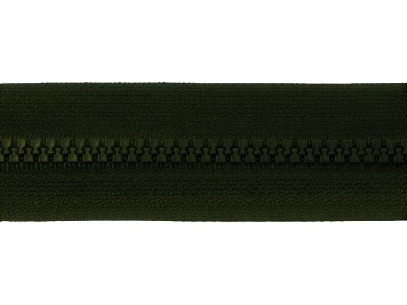 Poliestera rāvējslēdzējs #5 65 cm tumši zaļa 100 gab.