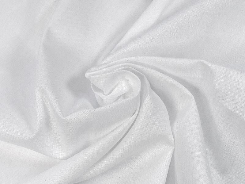100% Cotton Fabric white 150 cm 100 m