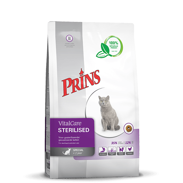 Prins VitalCare Sterilised - Crunchy food for adult sterilised and castrated cats