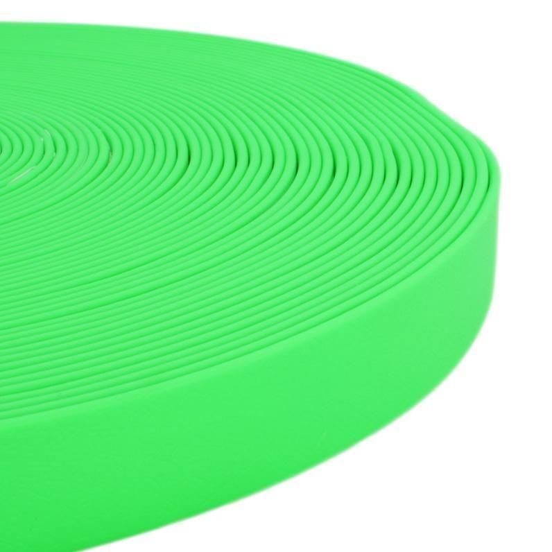 Waterproof PVC Webbing Neon green 10 - 25 mm