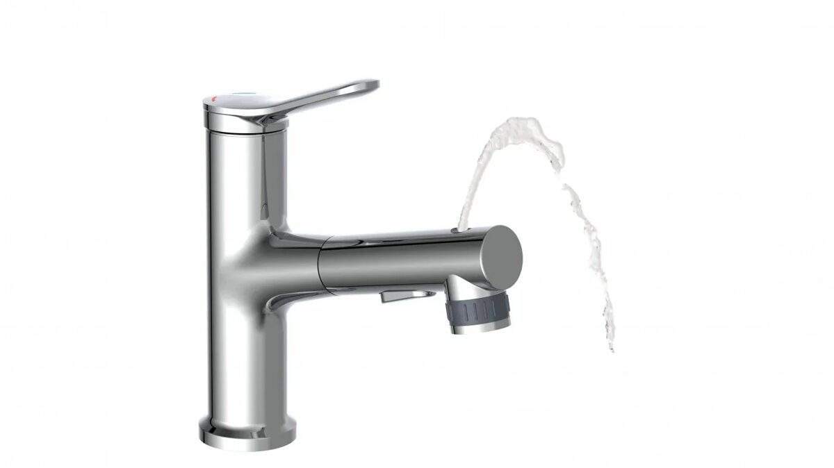 EISL washbasin mixer VARIABILE, with pull-out shower, chrome