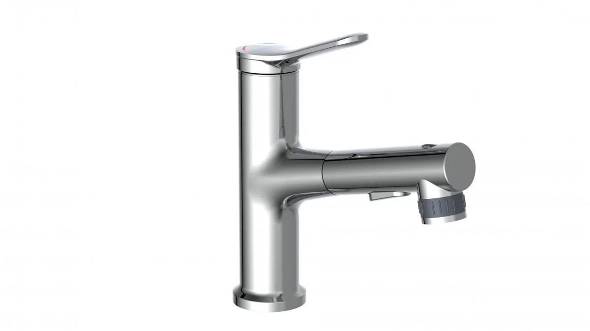 EISL washbasin mixer VARIABILE, with pull-out shower, chrome